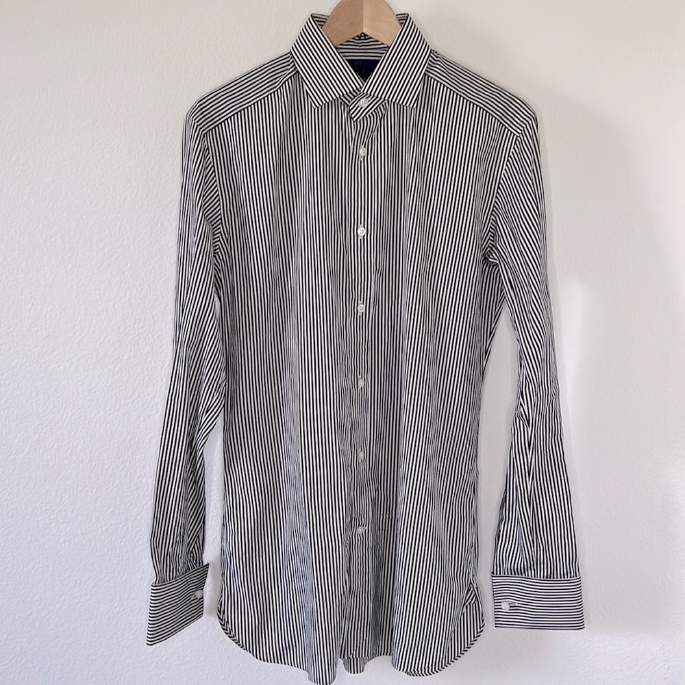 Ralph Lauren Purple Label Dress Shirt, Neck 15, Displayed on a mannequin only